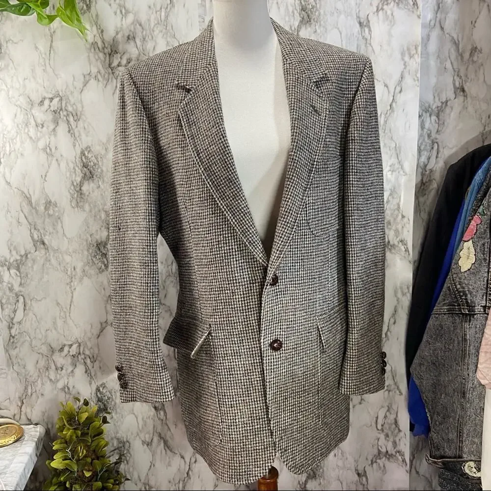 Vintage Harris Tweed Scottish Wool Suit 40R